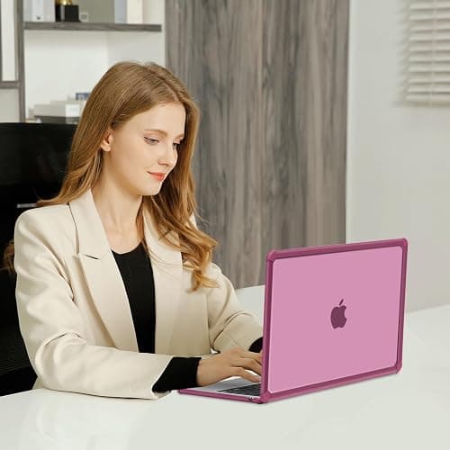 MOSISO Compatible with MacBook Air 13 inch Case 2025 2024 2023 2022 M4 A3240 M3 A3113 M2 A2681,Anti-Cracking Heavy Duty TPU Bumper Hard Case&Keyboard Skin&ScreenFilm for MacBook Air 13.6, Wine Red thumbnail 6
