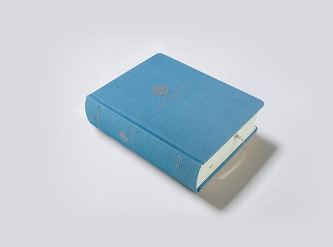 Biblia Católica de apuntes, Tapa dura/tela, Azul, Comfort Print (Spanish Edition) thumbnail 4