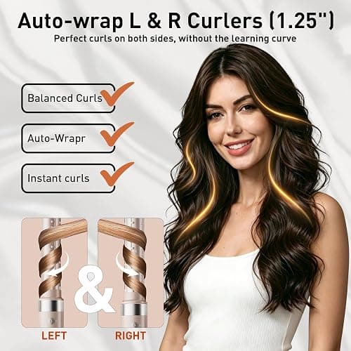 Mythsight StyleVibe 6-in-1 Air Styler with Hair Dryer & Auto-Wrap Curl L/R | Diffuser, Blow Dryer Brush, Hair Straightener with Travel Case For Fast Drying, Curls, Volume, Smooth and Frizz Control thumbnail 4