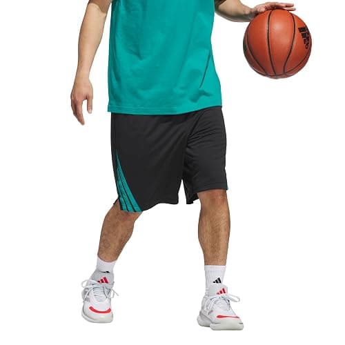 adidas Mens Basketball Legends 3-Stripes Shorts thumbnail 5