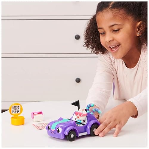 Gabby's Dollhouse, Carlita's Car with Pandi Panda Character and Accessories, Toys for Ages 3+ thumbnail 5