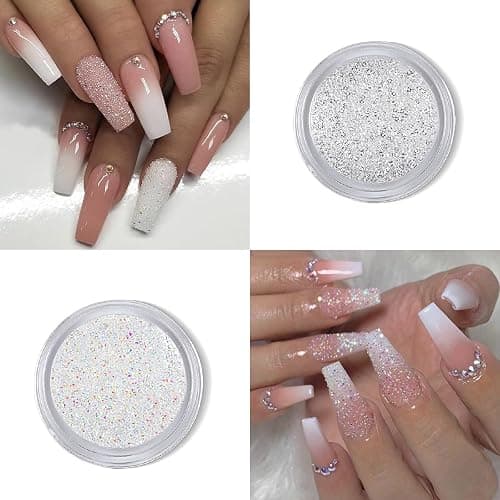 ITPOYOL 4 Boxes Nail Art Rhinestones Flatback Rhinestones Pearls Nail Charms for Acrylic Nails Crystals Nail Art Supplies Half Round Design Nail Gems Nail Pearls Nail Accessories for DIY Nail Decor thumbnail 4