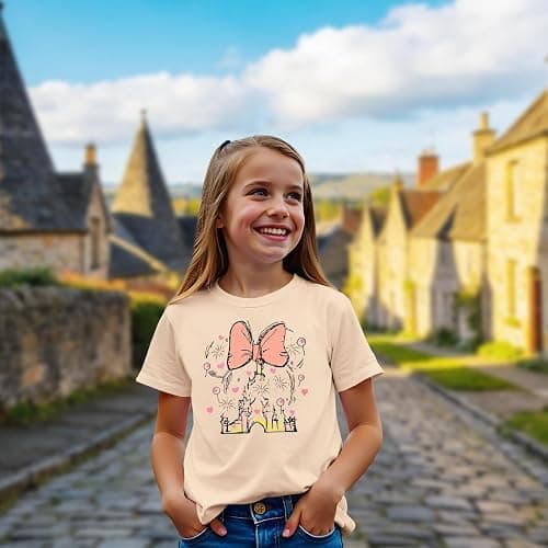 GLIGLITTR Magic Shirt for Toddler Baby Girls Magical Kingdom Tshirt Cute Castle Outfit Holiday Family Vacation Summer Tee Top thumbnail 6