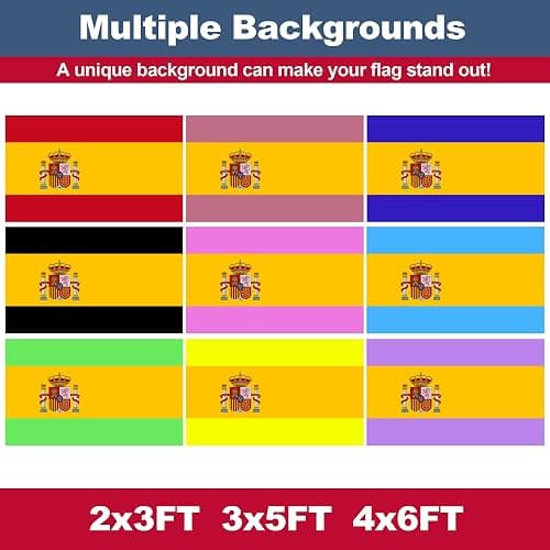 Emoragifou Flagge Selbst Gestalten - Custom Flag 60x90/90x150/120x180 cm - Fügen Sie Fotos und Text hinzu, Personalisierte flagge Banner Wandbehang für Innen- und Außenbereich thumbnail 5