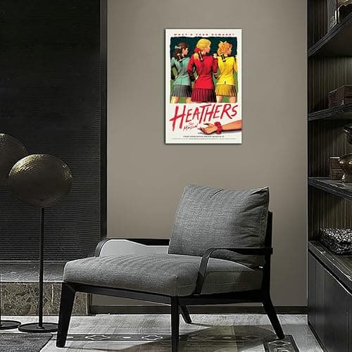 YOWAMEO Heathers The Musical 90s 80s Retro Poster Wall Art Decoration Room Aesthetic Canvas Painting Bedroom Picture (16x24inch(40x60cm)) thumbnail 7