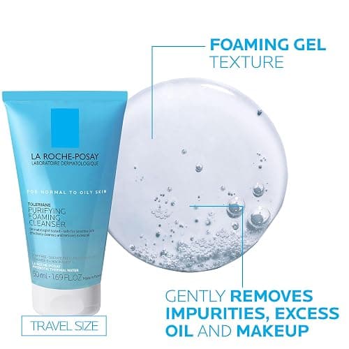 La Roche-Posay Toleriane Double Repair Face Moisturizer, Daily Moisturizer Face Cream with Ceramide and Niacinamide for All Skin Types, Oil Free, Fragrance Free - 5.07 Fl Oz (with Travel Purifying Cleanser) thumbnail 6