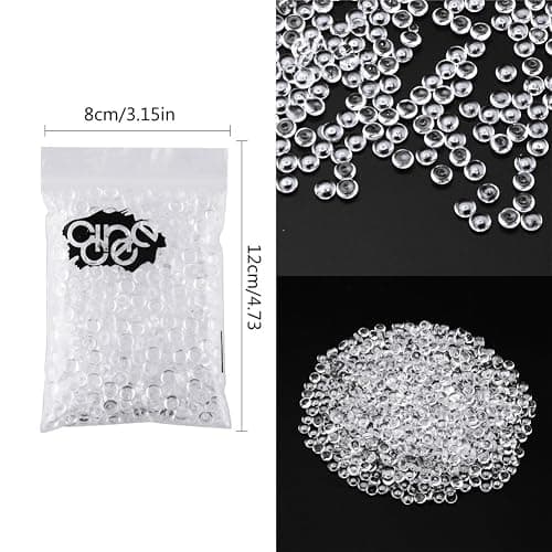 Decora 60 Gram White Fishbowl Beads for Slime Making, Art DIY Craft thumbnail 2