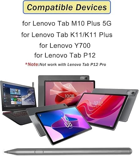 Stylus Pen for Lenovo Tab Pen Plus AP500U,AP501U Compatible with Lenovo Tab M11,Tab P12,Tab K11/K11 Plus,Tab Y700,Tab M11 Plus 5G Support LPP 2.0 Protocols thumbnail 9
