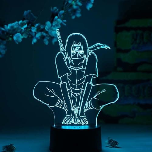 Otaku Lamps Itachi Uchiha Night Naruto – Anime Night Light, 16 Color RGB LED – Gift for Otaku thumbnail 5