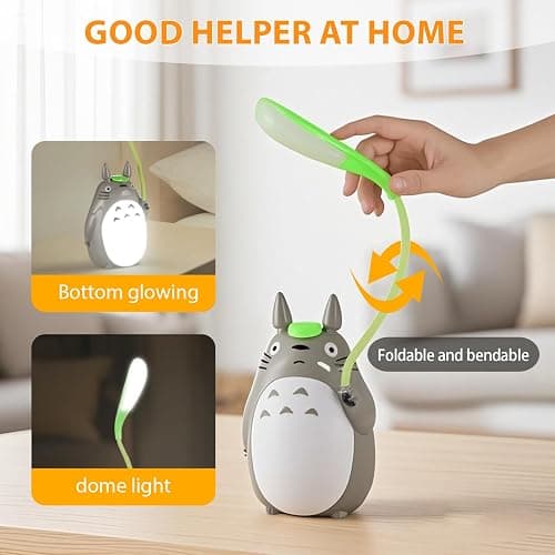 Totoro Lamp, Totoro Merchandise, My Neighbor Totoro Merchandise, Studio Ghibli Decor, Studio Ghibli Gifts thumbnail 2