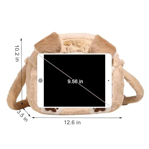 Lifelix Kids Backpack Plush Dog Ita Bag Shoulder Crosssbody Cartoon Stuffed Animal Backpack for Girls thumbnail 7