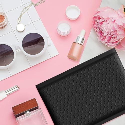 UCGOU Bubble Mailers 5x8.6" Usable Size 5x7" Padded Envelope Black 100 Pack | Waterproof Lightweight Mailing Packages,Opaque Self Seal Adhesive Boutique Padded Shipping Bags for Jewelry Makeup Supplier thumbnail 7