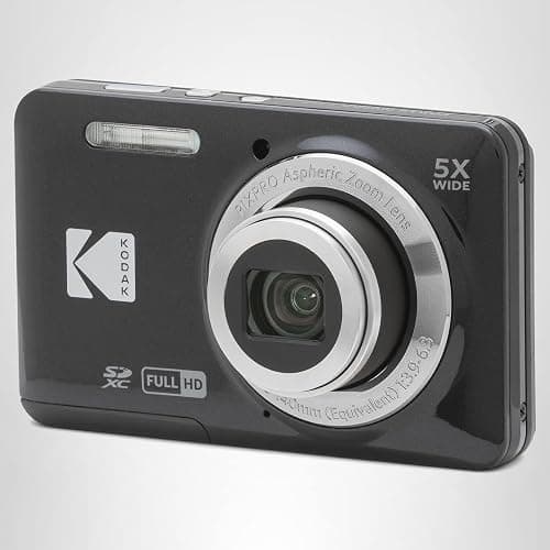 Kodak PIXPRO FZ55-BK 16MP CMOS Sensor Digital Camera 5X Optical Zoom 28mm Wide Angle 1080P Full HD Video 2.7" LCD Vlogging Camera (Black) thumbnail 10