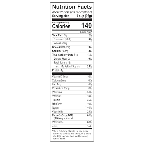Fruity PEBBLES Breakfast Cereal for Kids, Gluten Free, Made with Sweetened Puffed Rice, 32 oz Bag thumbnail 2