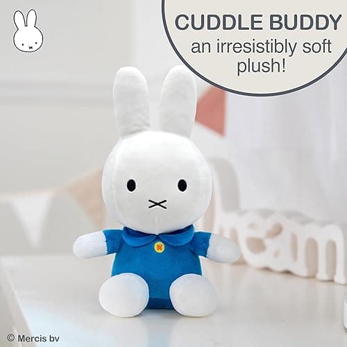 KIDS PREFERRED Miffy Plush Toy, 8 Inch Sitting Dutch Bunny Plush from Dick Bruna, Soft Boa Rabbit Bunny Stuffed Animal Plushie Doll for Girls and Boys thumbnail 6