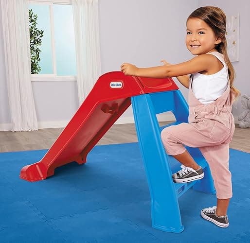 Little Tikes First Slide for Kids, Easy Set Up for Indoor Outdoor, Easy to Store, for Toddlers Ages 18 Months - 6 years thumbnail 2