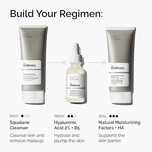 The Ordinary Hyaluronic Acid 2% + B5 (with Ceramides), Multi-Depth Hydration Serum for Plumper, Smoother Skin thumbnail 5