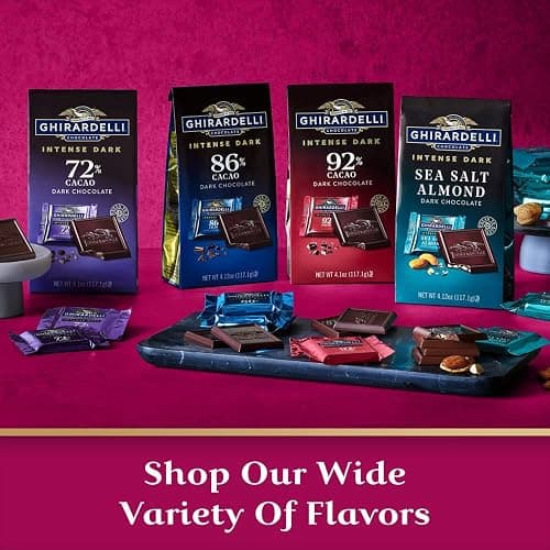 GHIRARDELLI Intense Dark Chocolate Bar, Raspberry, 3.5 Oz Bar thumbnail 6