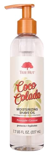 Tree Hut Bare Coco Colada Moisturizing Shave Oil, 7.7 fl oz, Gel-to-Oil Formula, Ultra Hydrating Barrier for a Close, Smooth Shave, For All Skin Types - Coco Colada - 7.7 Fl Oz (Pack of 1) - Image 1