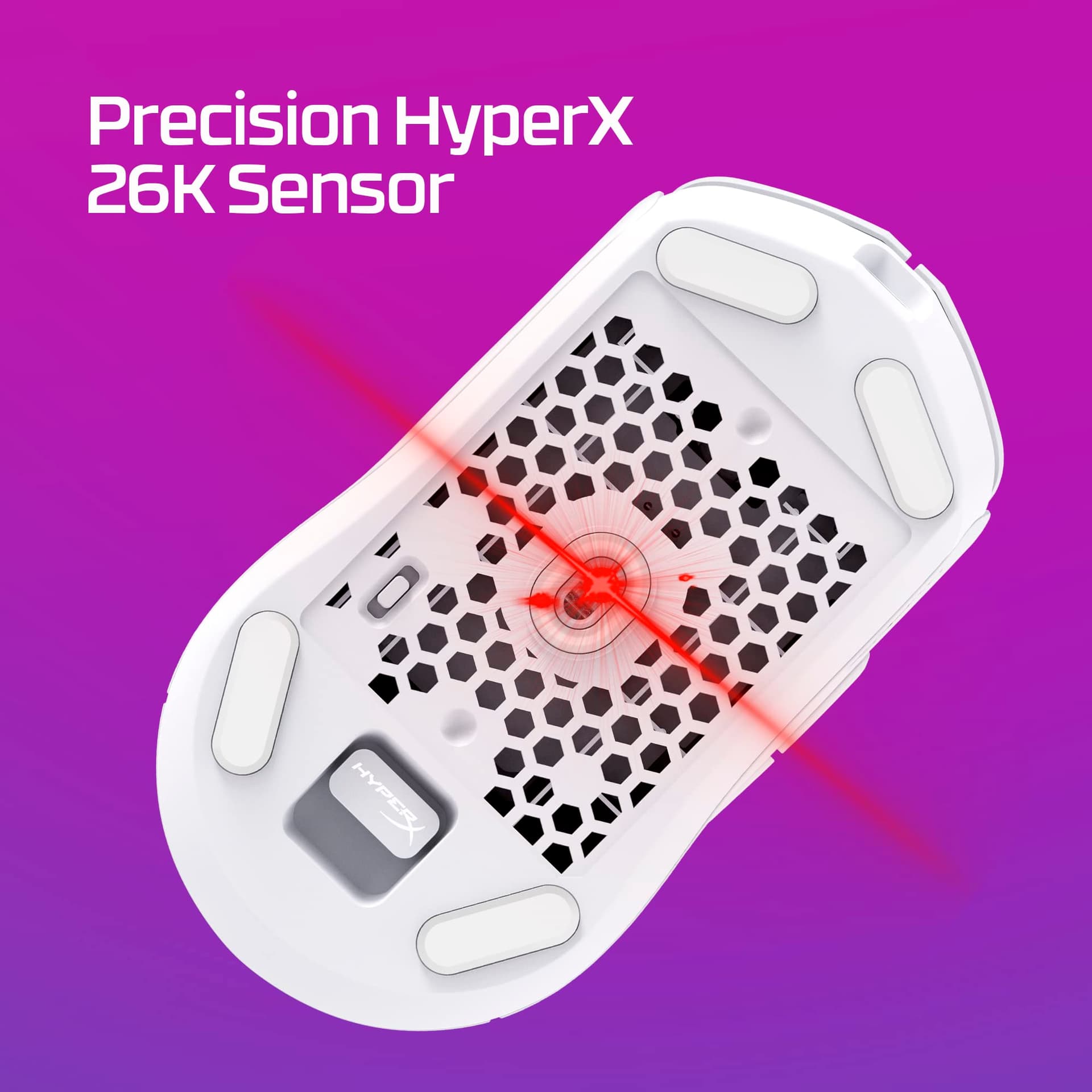 HyperX Pulsefire Haste 2 Wireless Mouse White thumbnail 5