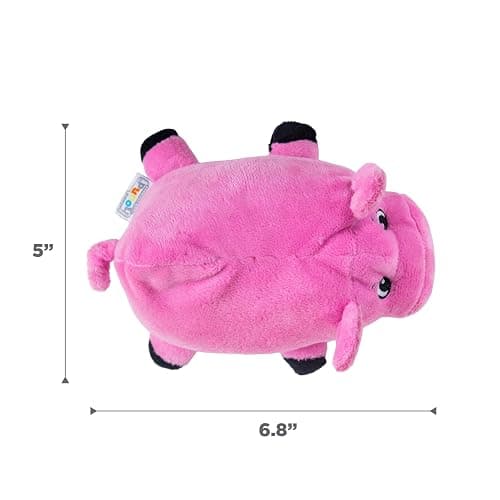 Outward Hound Fattiez Pig Plush Squeaky Dog Toy, Small thumbnail 6