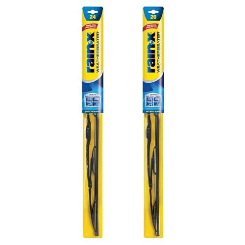 Rain-X 820146 WeatherBeater Wiper Blades, 24" and 20" Windshield Wipers (Pack of 2), Automotive Replacement Windshield Wiper Blades That Meet Or Exceed OEM Quality And Durability Standards - Image 1