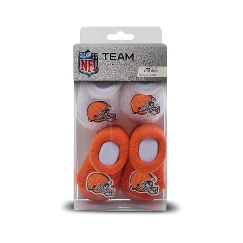 FBF - NFL Infant Bootie Socks 0-12 Months - 2 Pack - Image 1