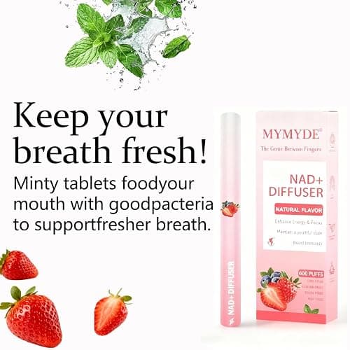 MYMYDE Herbal Diffuser Pen - Strawberry Mint Extract -Herbal Aromatherapy Stick -Lung Detox - Oral Freshening - Nasal Congestion Relief - for Women, Men and Friends thumbnail 3