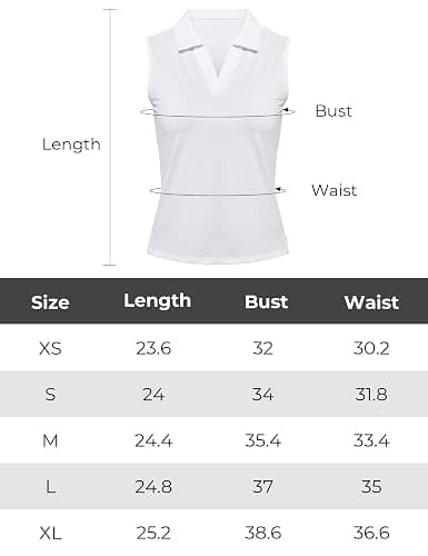 MathCat Women's Sleeveless Golf Shirts UPF 50+ Quickly Dry Tennis Polo Lightweight Sports Athletic Tank Tops thumbnail 6