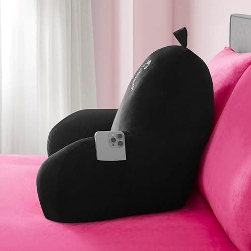 Juicy Couture black velour backrest pillow thumbnail 4