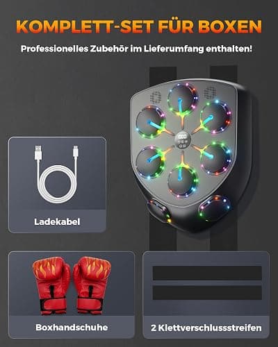 AzureHaven Music Boxing Machine Boxmaschine Mit Musik für Erwachsene und Kinder thumbnail 8