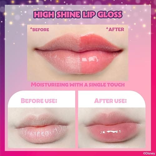 Disney Princess 12 Piece Plant Based Lip Gloss, Girls Party Favors, First Makeup Set for Girl, Perfect for Parties, Sleepovers, and Birthday Gifts, Ages 3+, by Townley Girl thumbnail 5