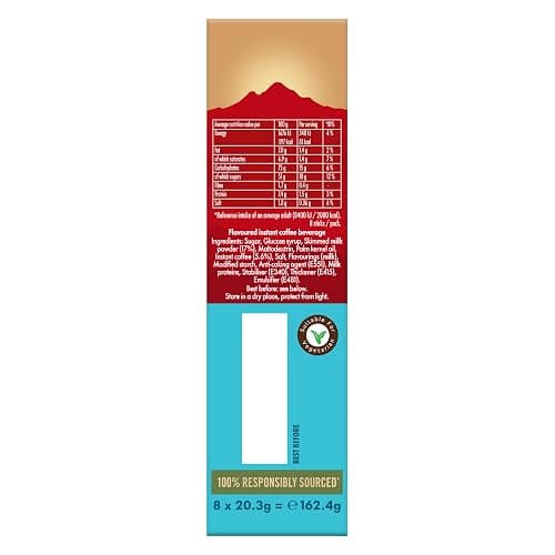 Kenco Iced Hot Salted Caramel Latte Sachets x8 (Pack of 5, Total 40 Sachets) thumbnail 3