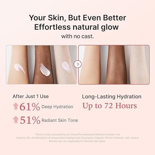 medicube No Cast Just Glow Collagen Sunscreen | SPF 50 Broad Spectrum Face Sunscreen | Lightweight, Non-Sticky, Hydrating Formula | Peptide, Cica for Soothing & Glow | Korean Skincare thumbnail 4
