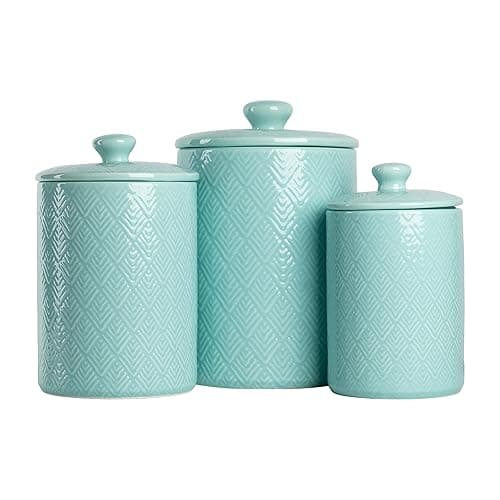 10 Strawberry Street Marquis Blue Canister Set