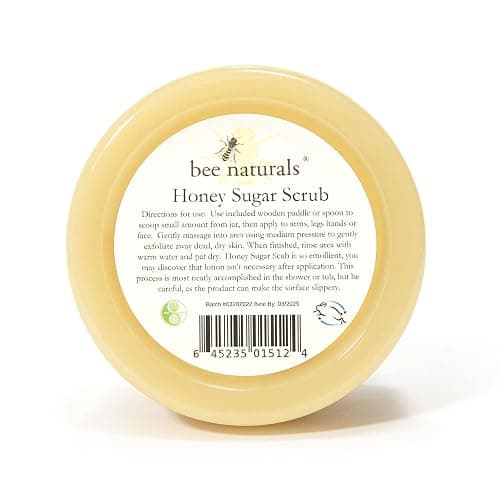 Luxurious Honey Sugar Scrub 8oz – Gentle Exfoliating Blend for Face, Body & Feet with Honey, Coconut & Essential Oils – Nourishing Moisture with Signature Vanilla Fragrance for Radiant Skin thumbnail 3