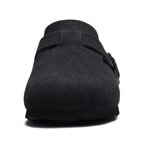 Asgard Genuine Suede Clogs for Women Men Leather Mules Arch Support Potato Shoes with Comfort Cork Footbed thumbnail 4