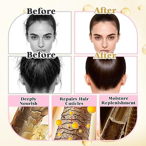 Soodyoow 75g Hair Wax Stick & Slick Back Hair Brush, Non Greasy Anti Frizz Hair Styling Kit for Taming Flyaways, Smoothing Frizz, Sleek Ponytails, Styling Accessories for Women, Girls, Pink thumbnail 6
