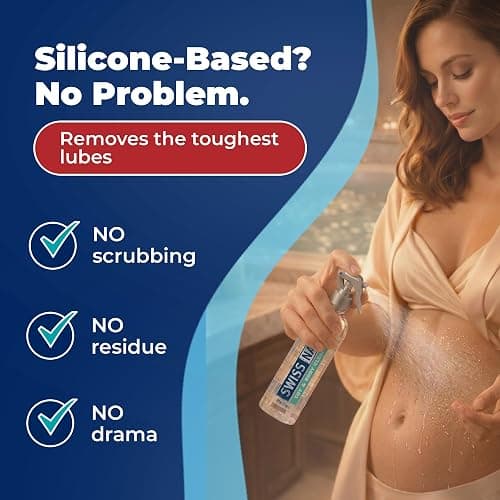 Swiss Navy Premium Toy & Body Spray Cleaner - 6 oz - Body-Safe, Gentle, Dermatologically Tested Cleanser for Toys & Intimate Areas - Safe for Silicone, Rubber & Latex Toys - Lavender Scent thumbnail 4