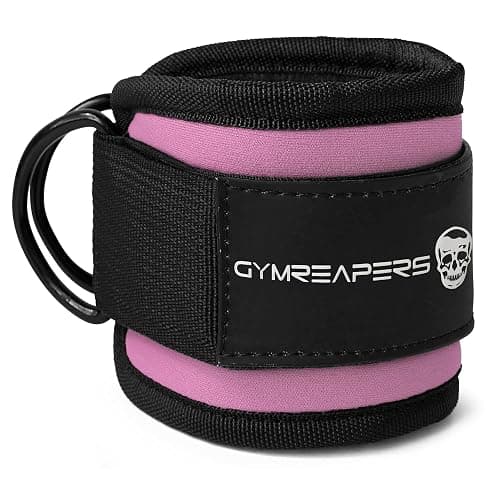 Gymreapers Ankle Straps For Cable Machine Kickbacks, Glute Workouts, Lower Body Exercises - Adjustable Leg Straps with Neoprene Padding thumbnail 8