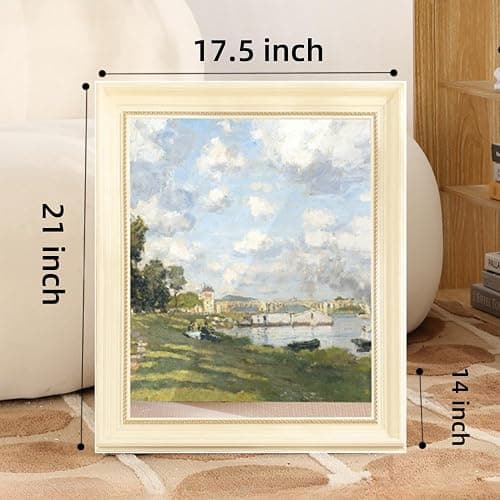 Oil Painting Cat House with Scratcher,Cat Bed Art Picture Frame Scratching Board Playing Tent Box, Assemble Kitty Couch Cave Condo Creative Pets Furniture - Kitty Living in Famous Painting thumbnail 4