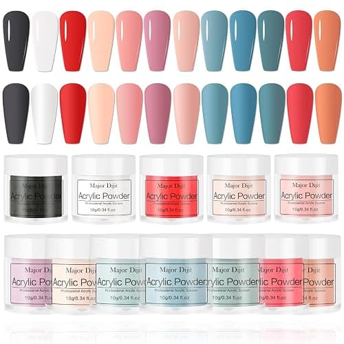 DouborQ Acrylic Nail Kit with Electric Nail Drill U V Nail Lamp Nail Art Tools Starter Set Acrylic Nail Art Supplies for Beginner with Everything (-27) thumbnail 6