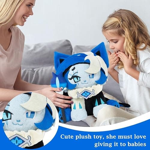 Amnii Cookie-Run Kingdom 9.8inch Ornaments Figurines Shadow Milk Cookie Pillow Doll Merchandise Hugable Car Room Decorations Stress Relief Doll thumbnail 3