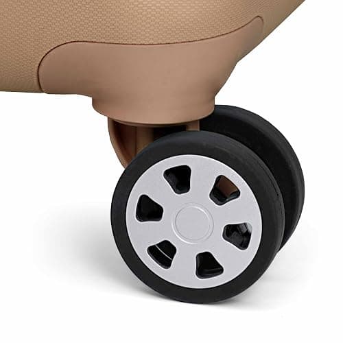 Traveler's Choice Pagosa Hardshell Expandable Luggage with Spinner Wheels, Latte Beige, 22-Inch Carry-on thumbnail 11