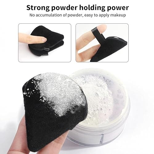 MAANGE Makeup Brushes, 49 Pcs Makeup Tool Set Premium Synthetic Makeup Brush Set Foundation Powder Concealers Eye Blush Make Up Brush Kit (Black/Silver, 49 Piece Set) - Black/Silver thumbnail 3