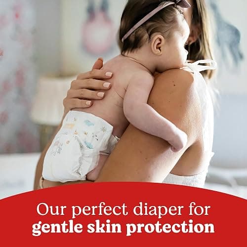 Huggies Size Newborn Diapers, Little Snugglers Baby Diapers, Size Newborn (up to 10 lbs), 84 Count, Packaging May Vary thumbnail 4