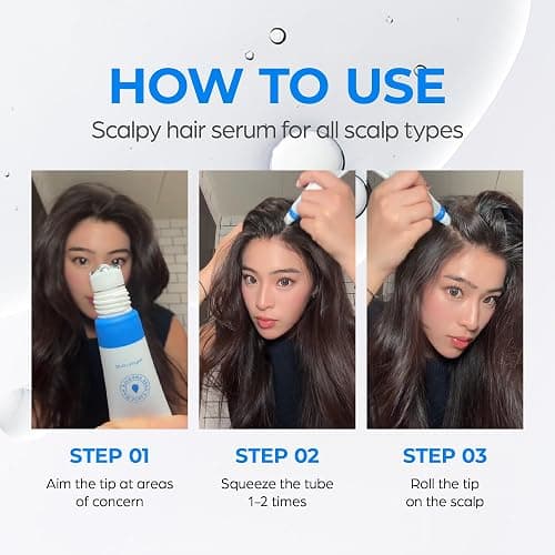 Seapuri Scalpy Hair Growth Serum for Hair Loss & Thinning | Mothers Day Gifts for Mom | Scalp Massager Treatment w/Salicylic Acid, Menthol, Dexpanthenol | Non-Greasy, Lightweight | Exfoliate Dandruff - 0.67 Fl Oz (Pack of 1) thumbnail 6