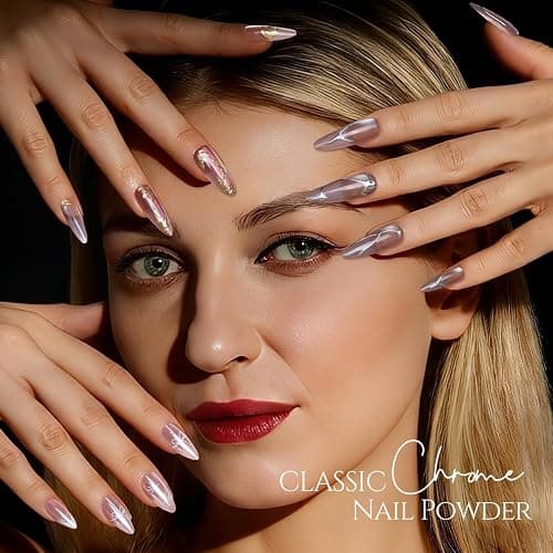 FANDAMEI 3D Nail Gel Kit, 15g 3D Sculpting Gel, 5 Box Nail Pearls Charms and Gems Clear&AB Nail Rhinestones, Metal Nail Beads&Gold Silver White Pearl Chrome Powder for DIY Manicure, UV/LED Lamp Needed thumbnail 6