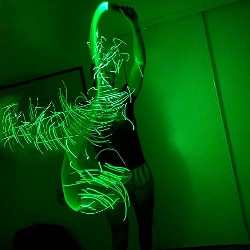 LQMEILI 6ft LED Fiber Optic Whip Dance Space Whip with 12 Colors, 36 Color Modes 360° Swivel Pixel Rave Whip Rave Lights for Gift,Dancing Parties, Music Festival, Christmas Carnival thumbnail 7