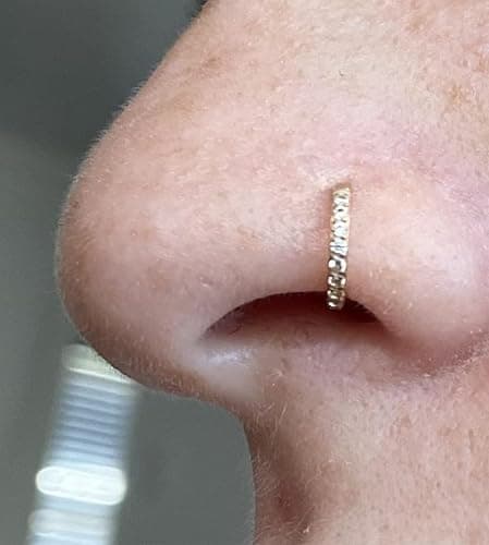 QWALIT Gold Nose Piercing Kit with Disposable Gun and Rings thumbnail 4